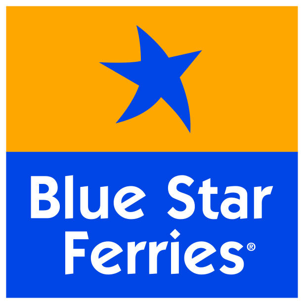 blue star ferries logo